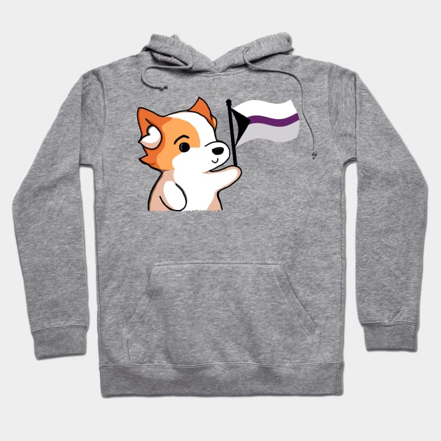 Demisexual Pride - Corgi Version Hoodie by Forsakendusk